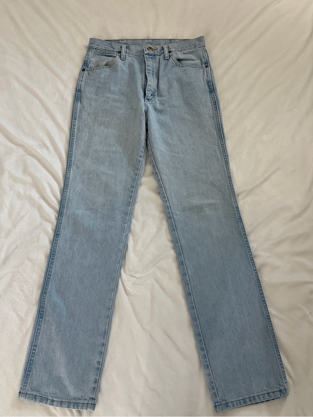Wrangler Men's Light Blue “Cowboy Cut” Slim Fit Jeans - 31x34 (210)